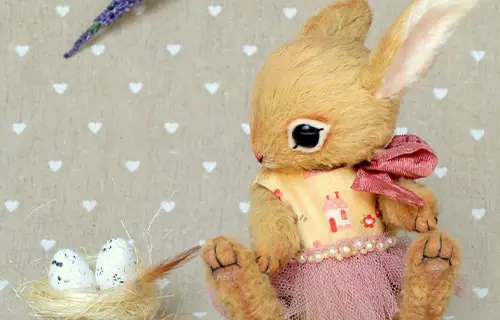 Free Jointed Teddy Bunny Pattern Tutorial