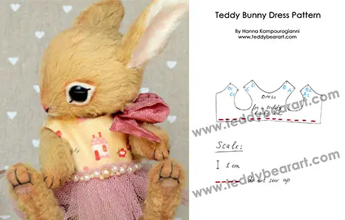 Teddy Bunny Dress Sewing Pattern And Tutorial