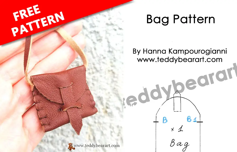Tiny Messenger Bag for Teddy Bears: Free Pattern and Easy DIY Guide