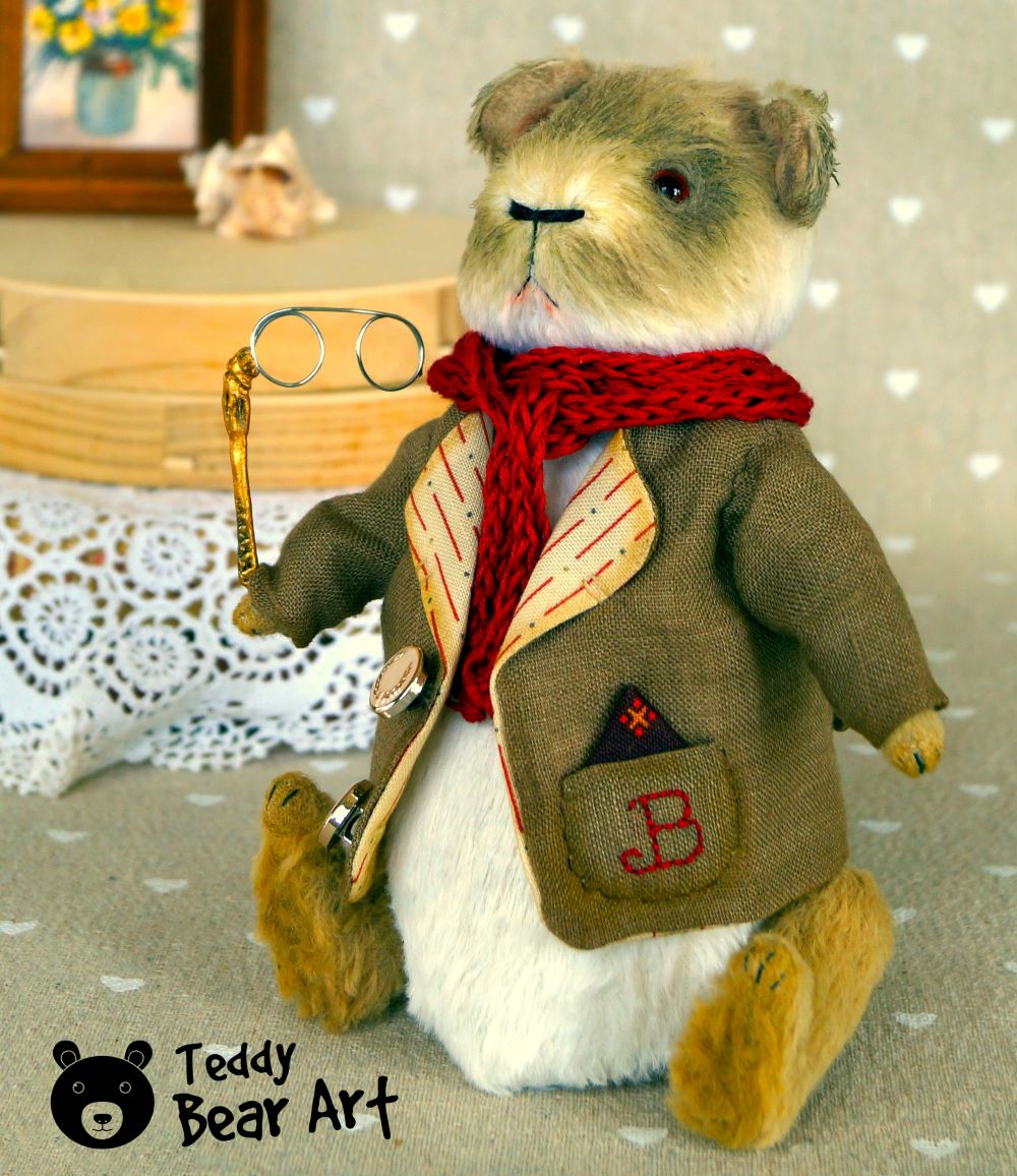 DIY Teddy Guinea Pig Sewing Pattern for Intermediate Crafters