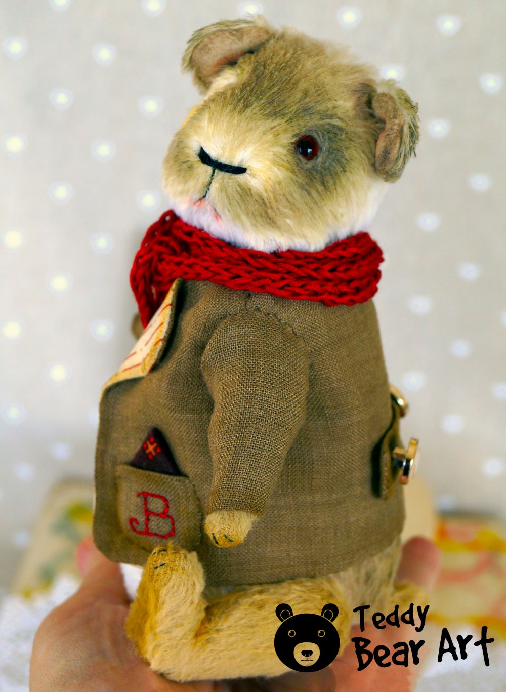 DIY Teddy Guinea Pig Sewing Pattern for Intermediate Crafters