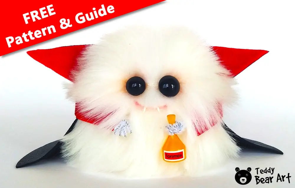 Easy Craft a Stuffed Vampire Toy with a Free Pattern