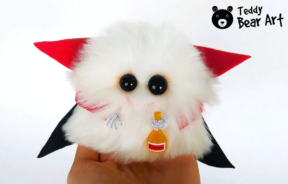 Easy Craft a Stuffed Vampire Toy with a Free Pattern