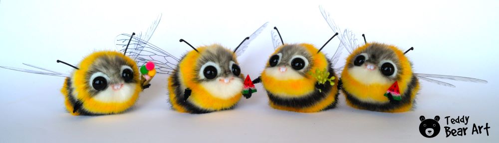 Free Bee Soft Toy Patterns: Make These 3 Buzzing Beauties