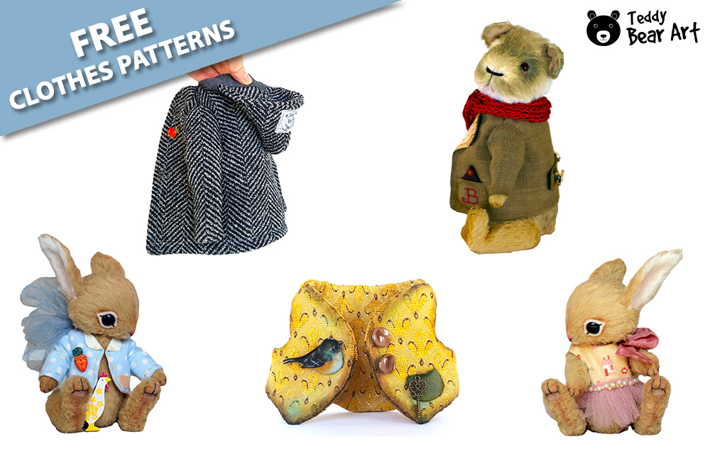 5 Free Teddy Bear Clothes Patterns to Dress Up Your Bears