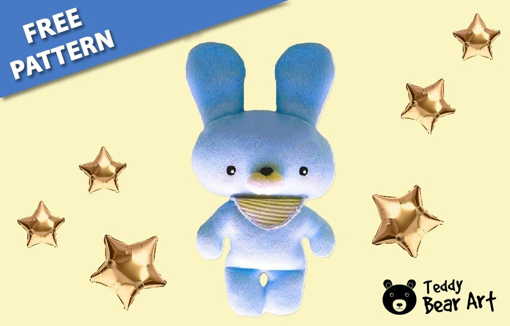 Free Stuffed Bunny Sewing Pattern for Beginners