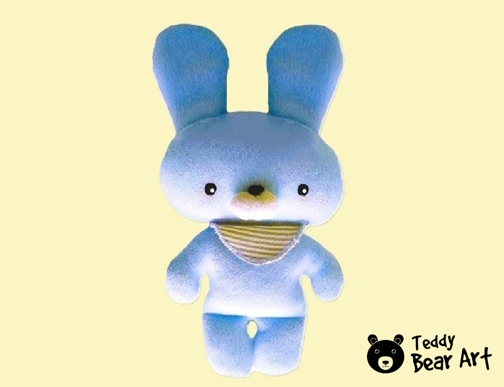 Free Stuffed Bunny Sewing Pattern for Beginners