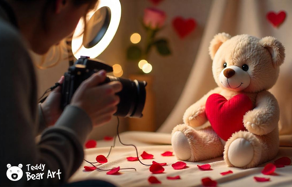 Valentine's Day Teddy Bears: How to Photograph Handmade Creations