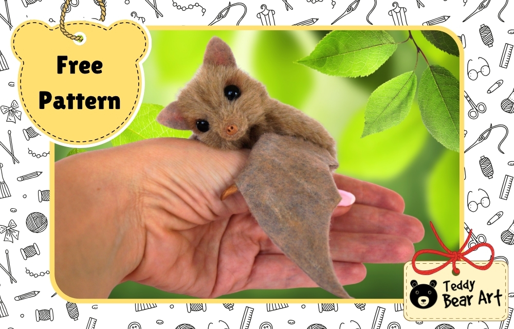 Free Bat Plush Sewing Pattern