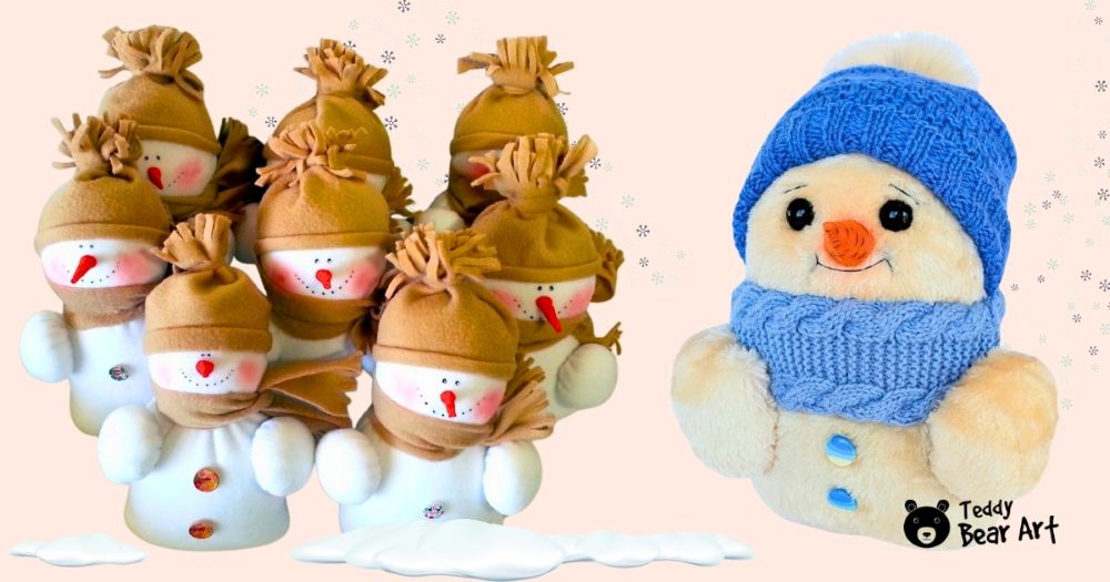 2 Cute Snowmen Patterns to Sew for Winter