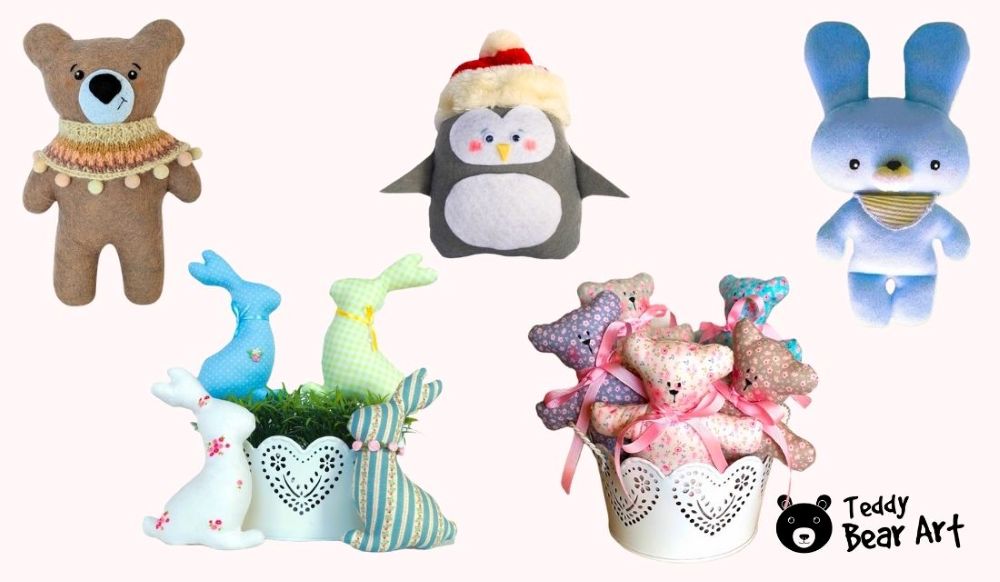 How to Make 5 Easy DIY Stuffed Animal Patterns for Beginners