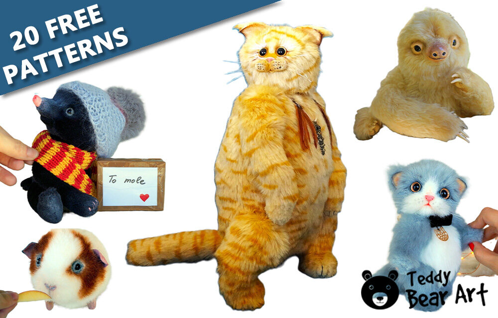 20 Adorable Free Stuffed Animal Sewing Patterns You Need to Try