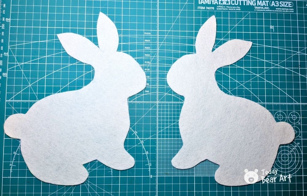 Easy Felt Rabbit Sewing Pattern Tutorial