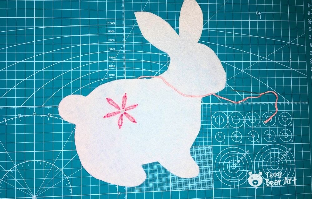 Easy Felt Rabbit Sewing Pattern Tutorial