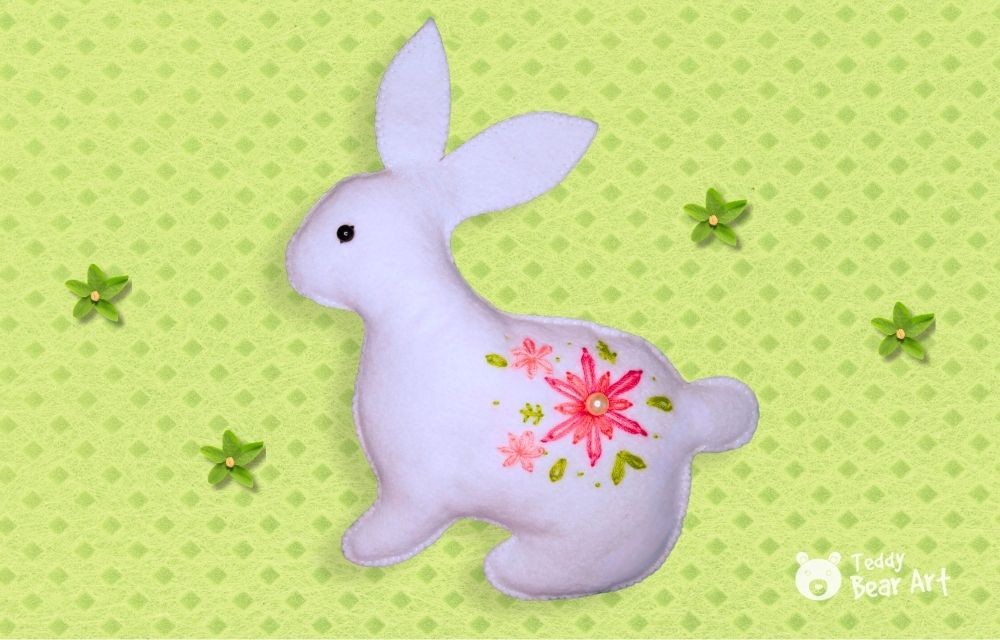 Free Felt Rabbit Sewing Pattern