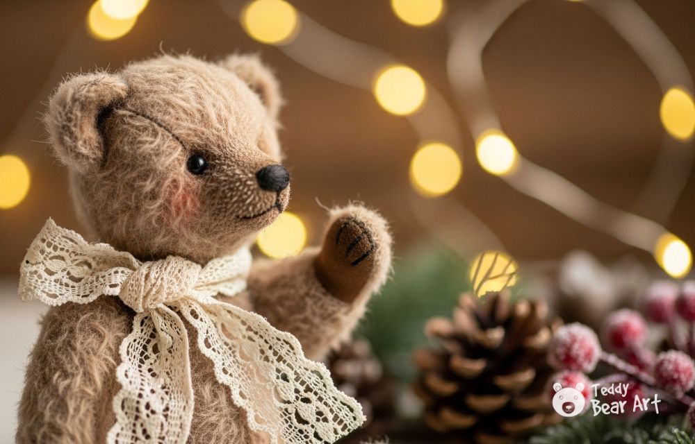 How to Decorate Christmas Tree with Teddy Bears for a Cottagecore Christmas