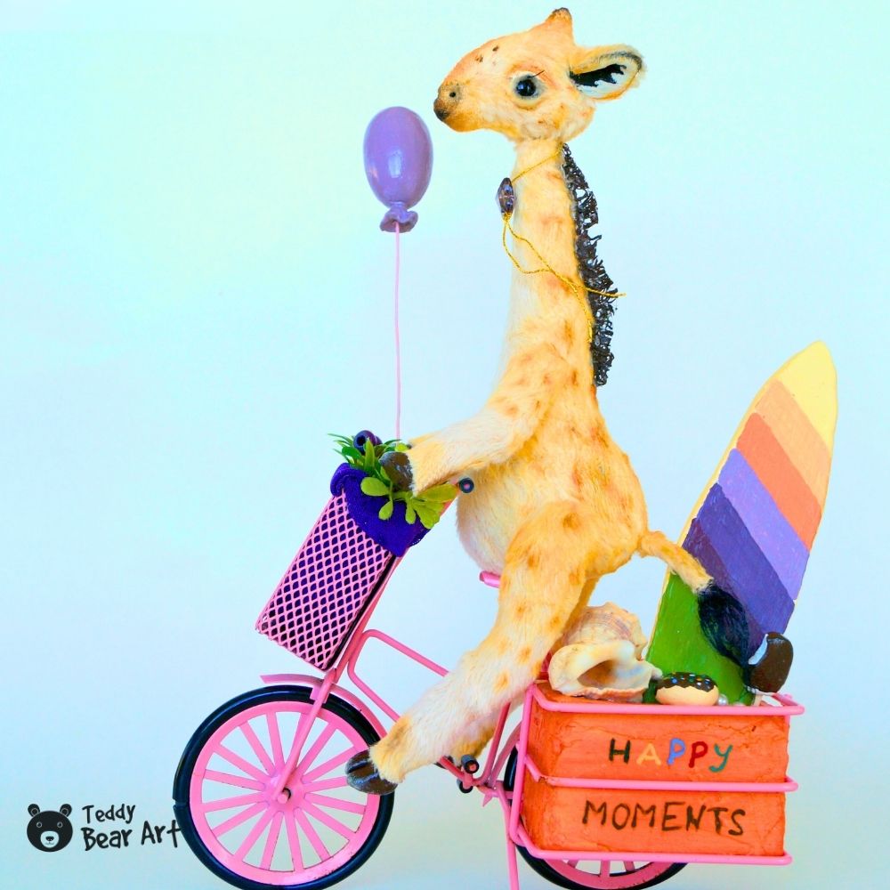 How to Make Giraffe Stuffed Animal with Free Pattern