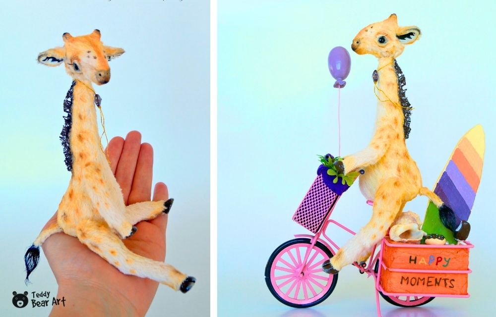 How to Make Giraffe Stuffed Animal with Free Pattern