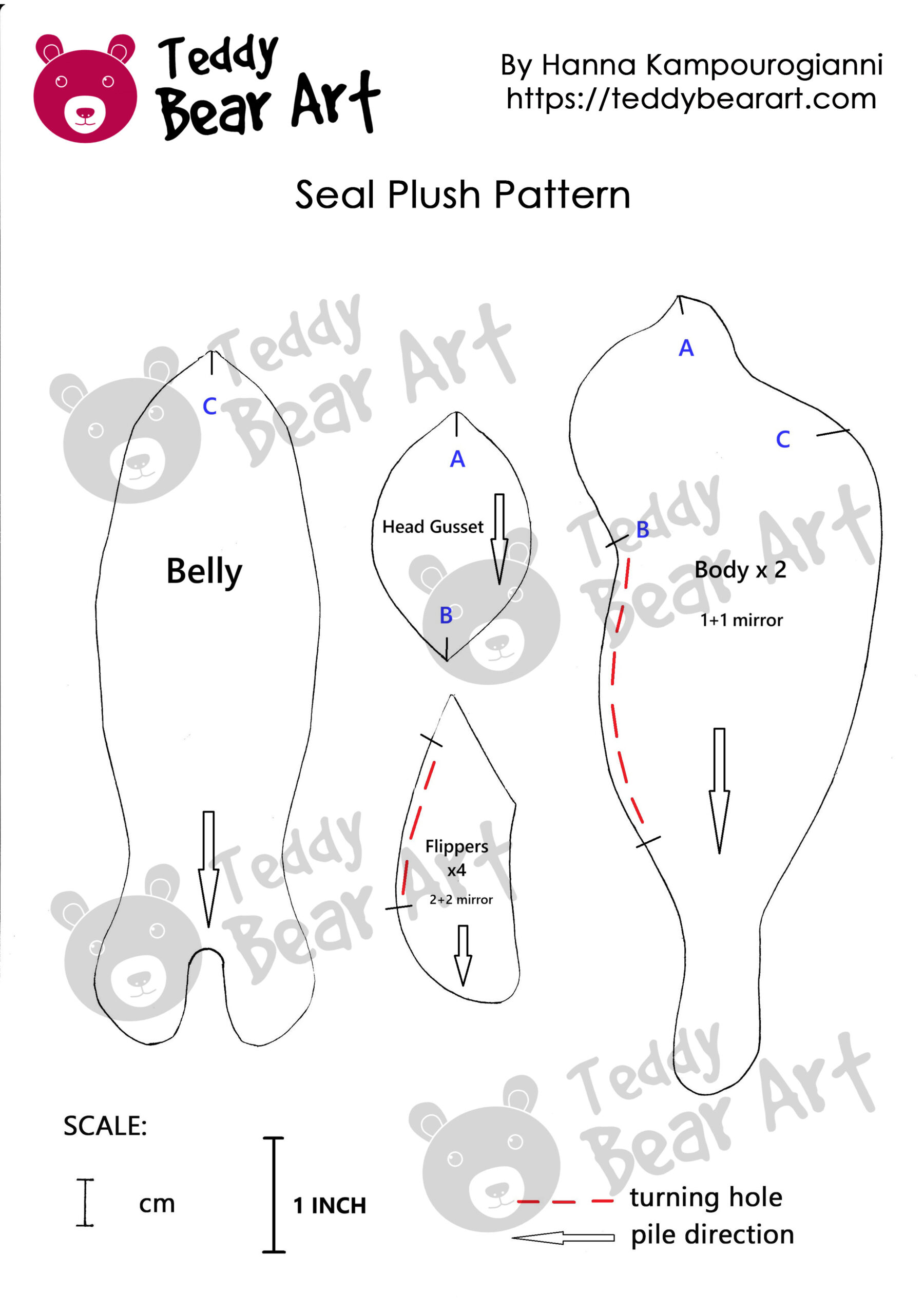 How to Sew a Seal Plush: Tons of Photos