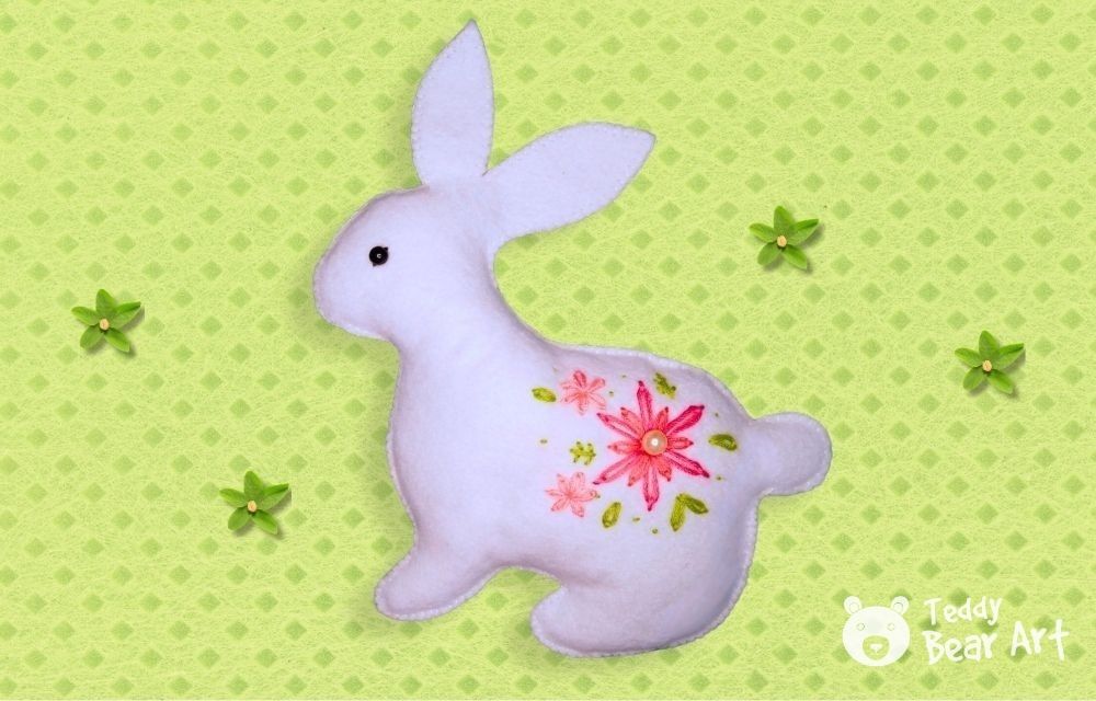 2 Easy Felt Rabbit Sewing Patterns Free Download