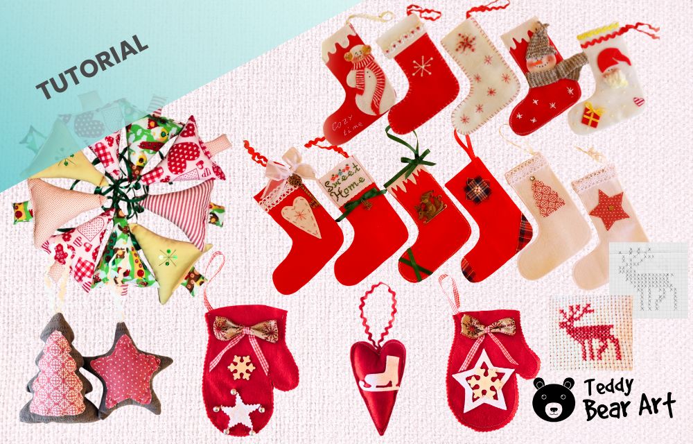 6 Easy Christmas Sewing Projects for Teddy Bear Makers