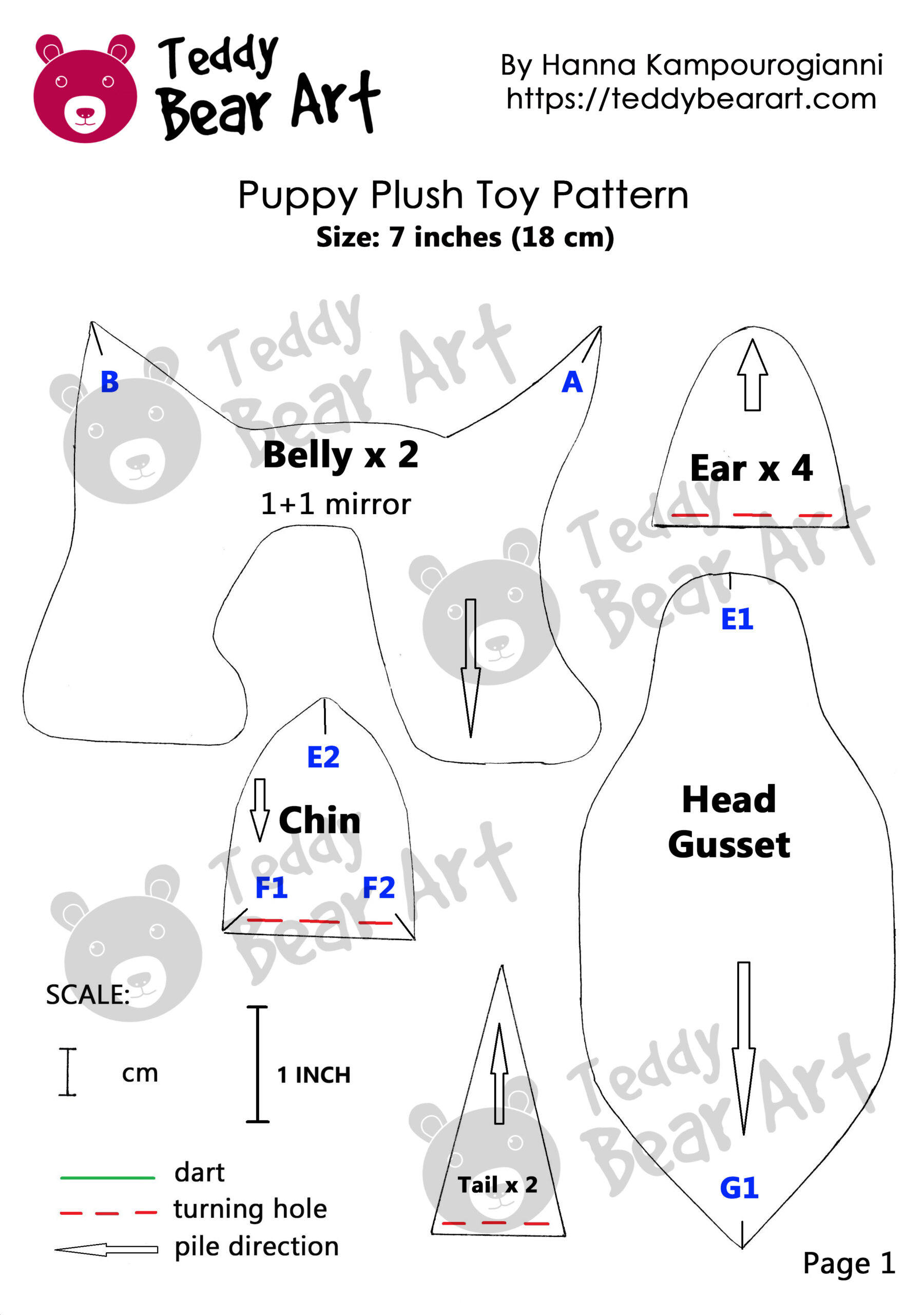 7 Free Plush Sewing Patterns