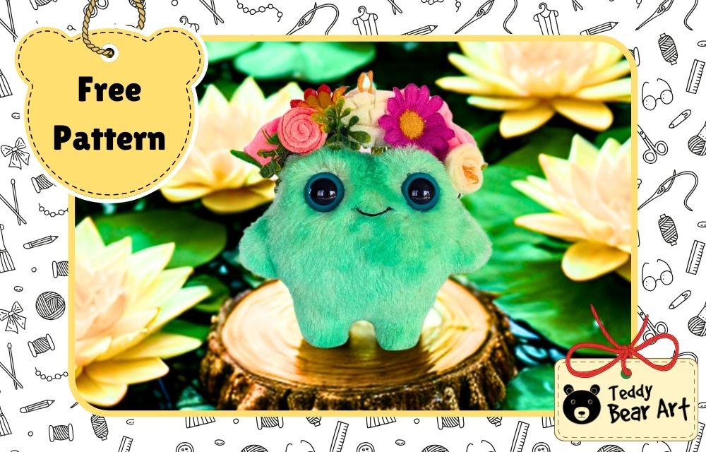 Free Frog Plush Sewing Pattern with an Easy Tutorial