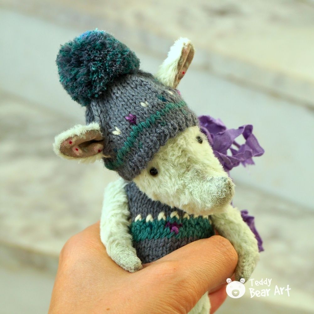 Free Rhino Sewing Pattern for a Jointed Soft Toy