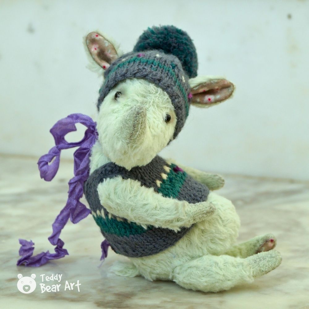 Free Rhino Sewing Pattern for a Jointed Soft Toy