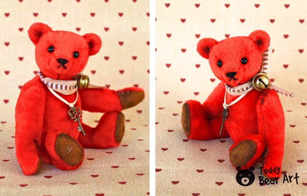 Step-by-Step Mohair Teddy Bear Making Tutorial with Photos