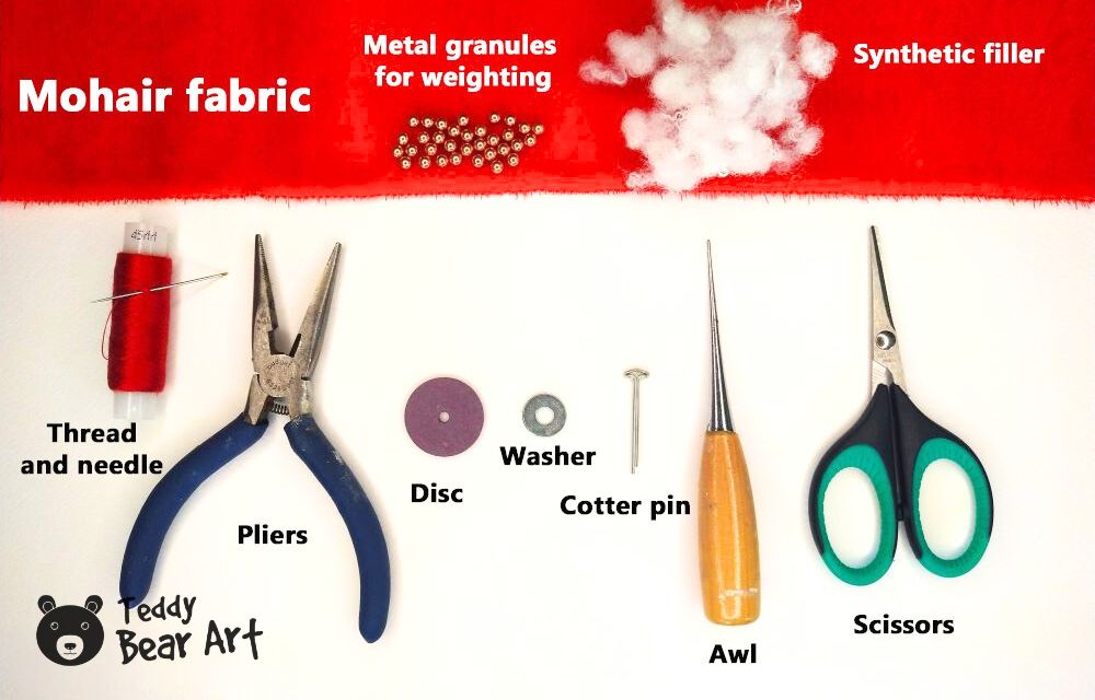 Step-by-Step Mohair Teddy Bear Making Tutorial with Photos