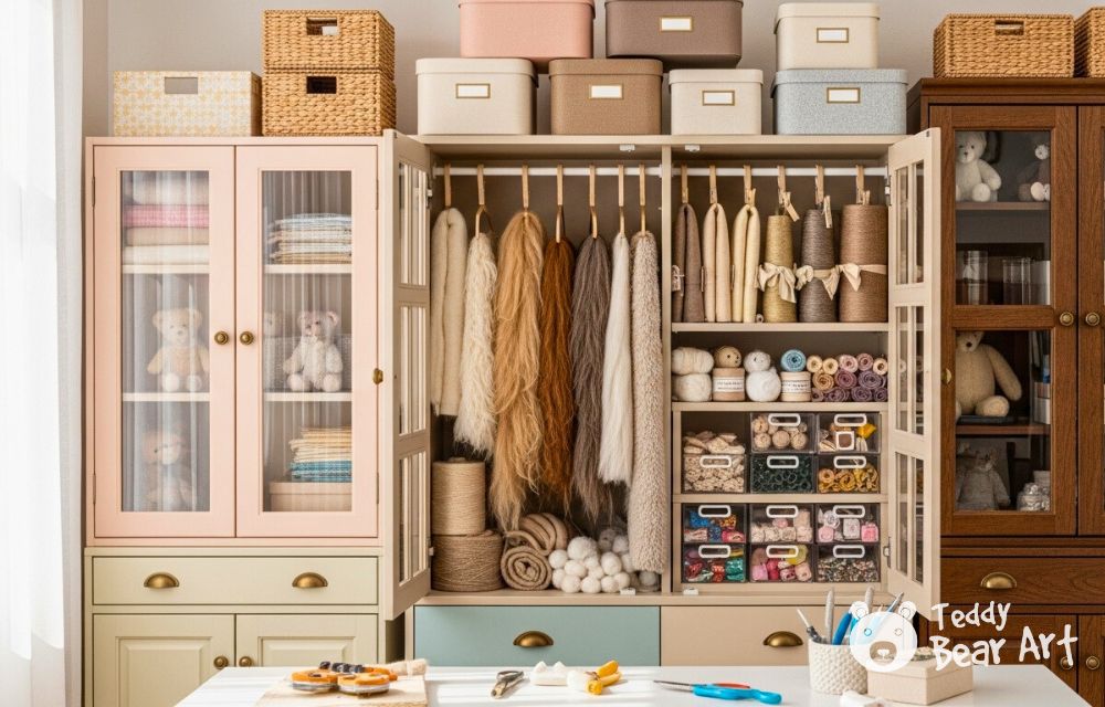 10 Creative Craft Storage Cabinet Ideas for Teddy Bear Makers