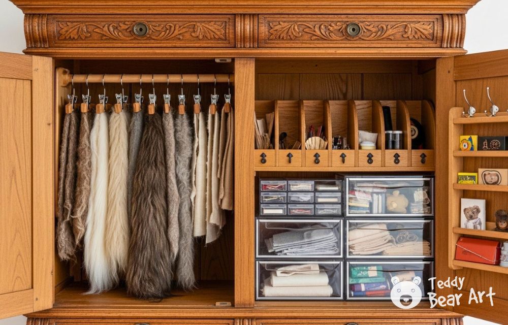 10 Creative Craft Storage Cabinet Ideas for Teddy Bear Makers