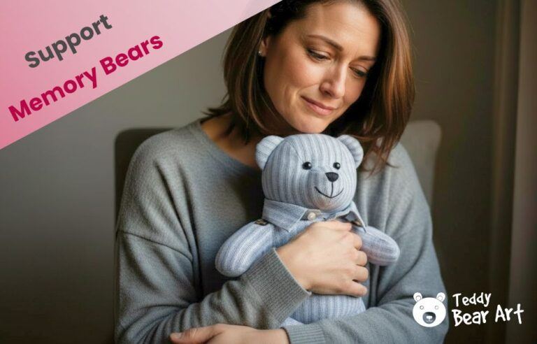 Emotional Support Memory Bears - Teddy Bear Art
