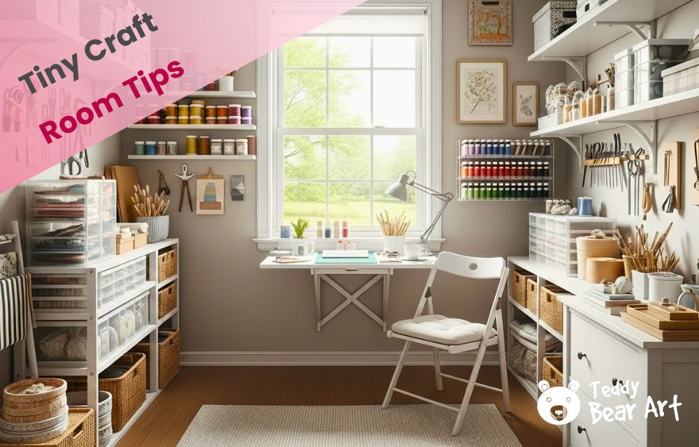 How to Organize a Small Craft Room: Space-Saving Ideas for Tiny Spaces