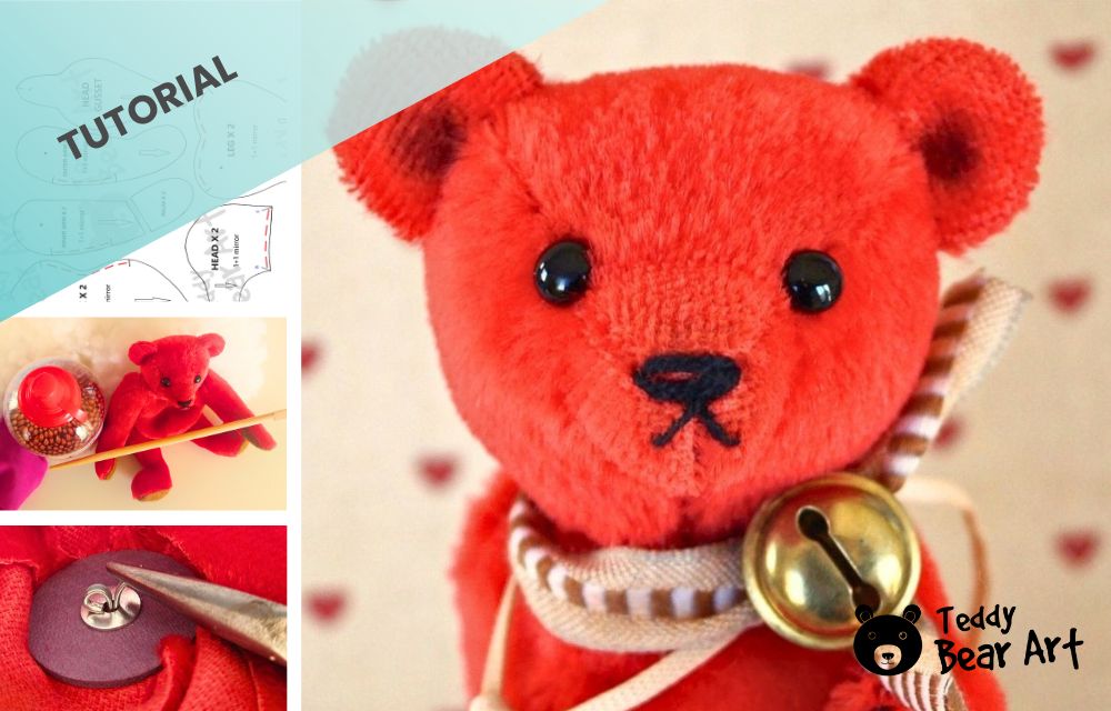 Step-by-Step Mohair Teddy Bear Making Tutorial with Photos