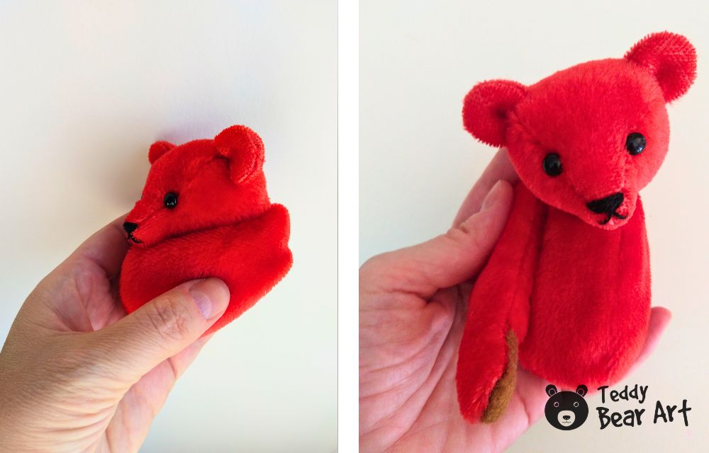 Step-by-Step Mohair Teddy Bear Making Tutorial with Photos