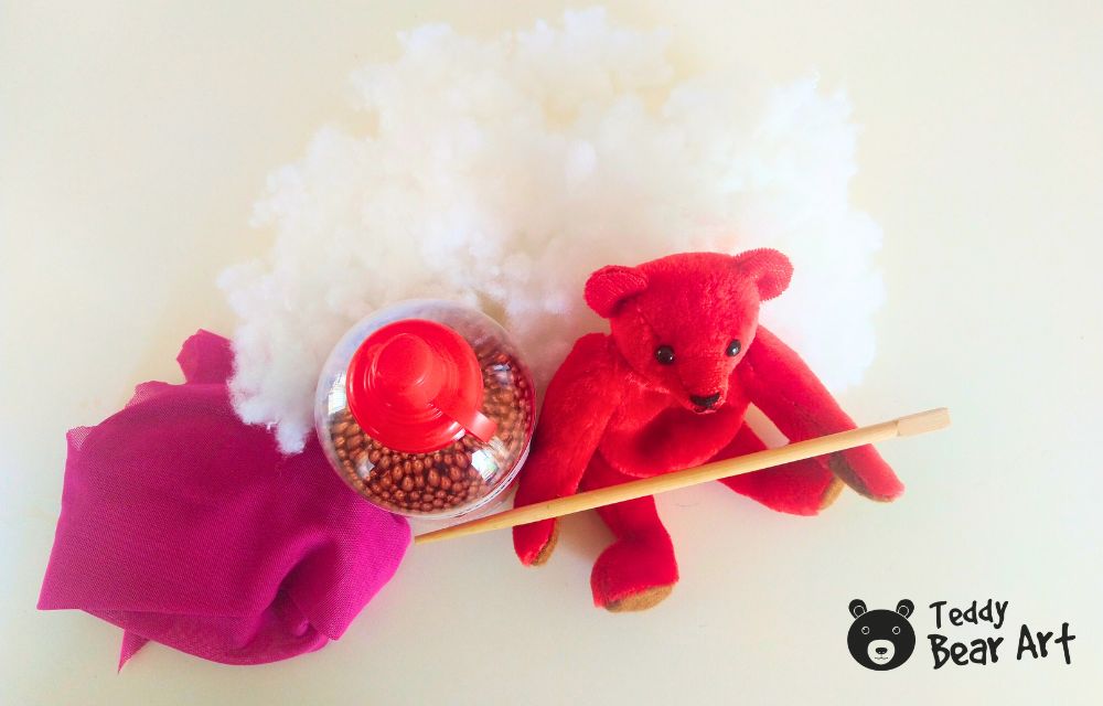 Step-by-Step Mohair Teddy Bear Making Tutorial with Photos