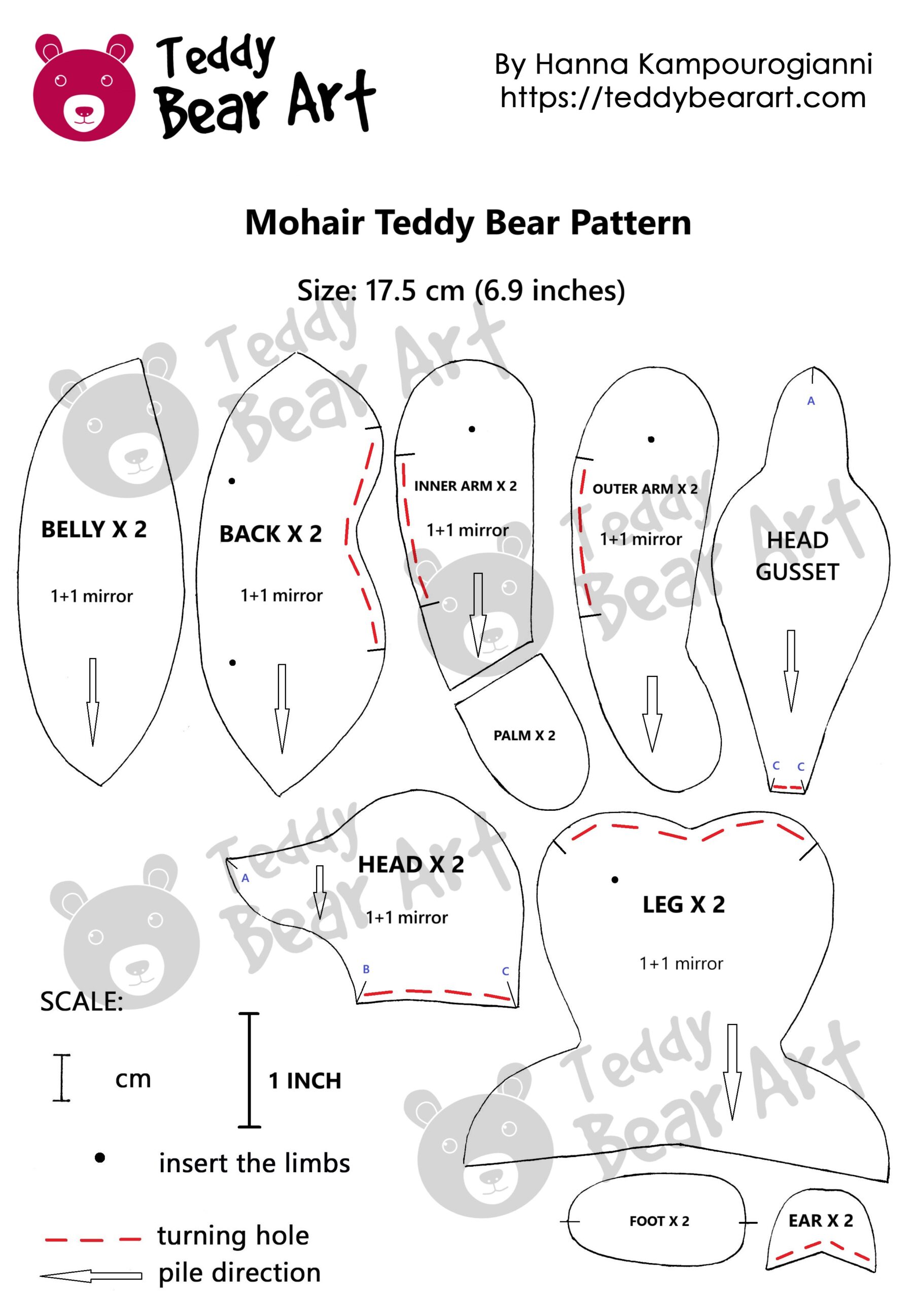 Step-by-Step Mohair Teddy Bear Making Tutorial with Photos