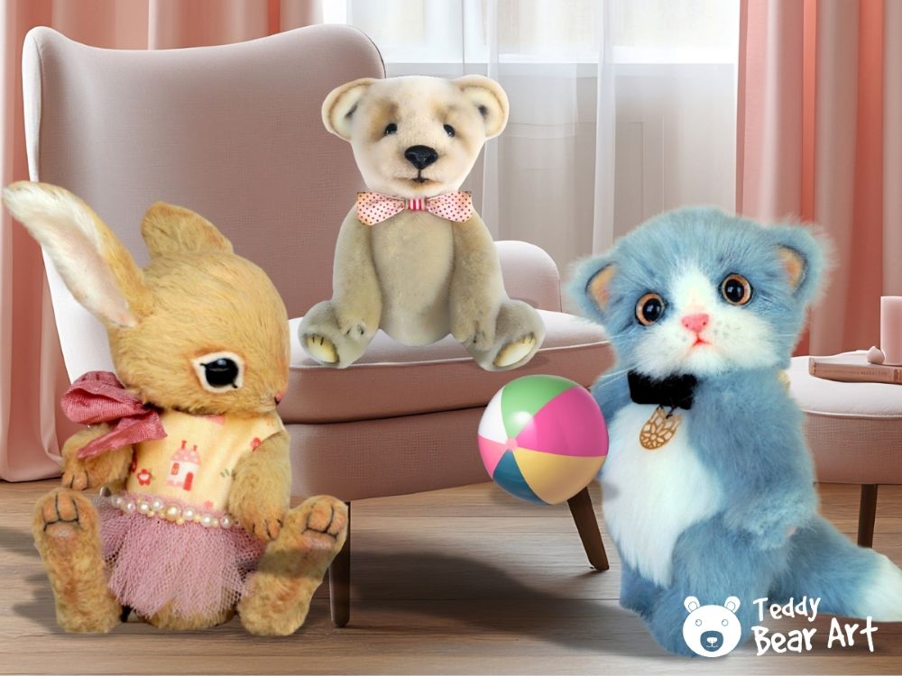 3 Animal Sewing Patterns for DIY Plush Toys