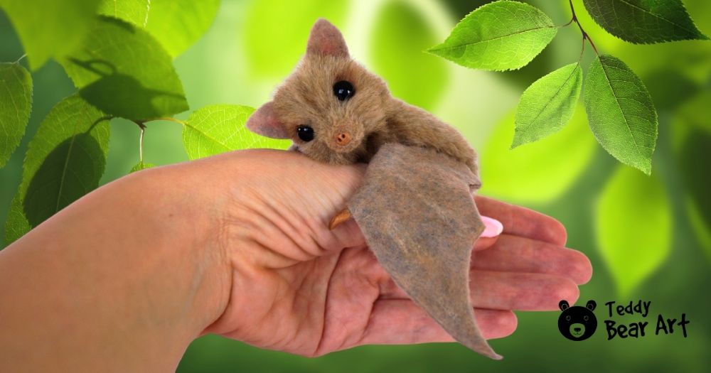 3 Free Soft Toy Sewing Patterns for Bat Plushies