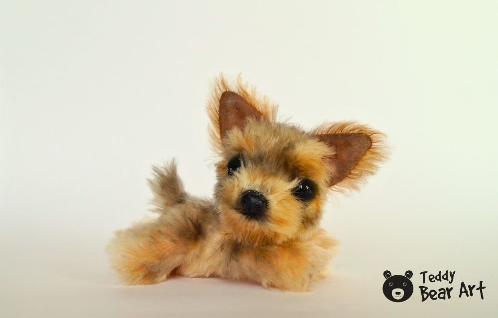 Free Realistic Yorkie Sewing Pattern in Mohair