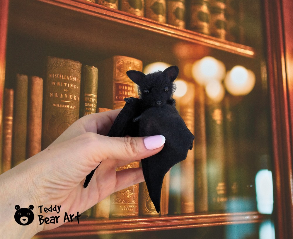Halloween Crafts for Adults: Plush Bat DIY