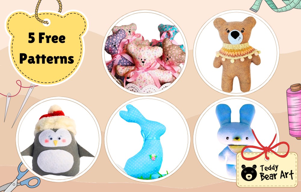 How to Make 5 Easy DIY Stuffed Animal Patterns for Beginners
