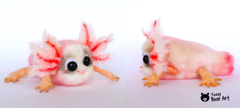 Axolotl Plush Sewing Pattern: DIY Guide to Make a Cute Plush Toy