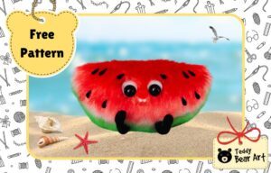 DIY Watermelon Plushie: Free Pattern for an Easy Summer Sewing Project