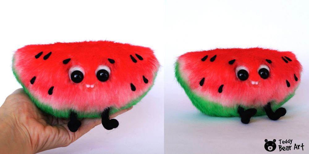 DIY Watermelon Plushie: Free Pattern for an Easy Summer Sewing Project