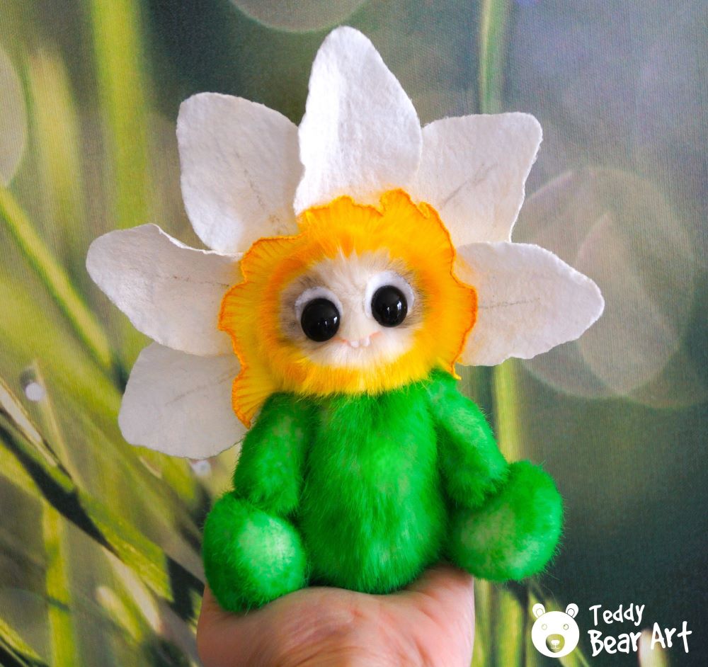 Free Flower Plush Sewing Pattern: Create Your Own Daffodil Doll
