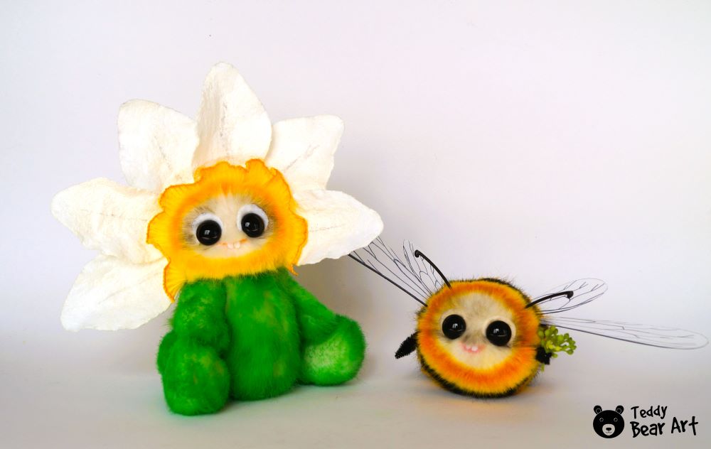 Free Flower Plush Sewing Pattern: Create Your Own Daffodil Doll