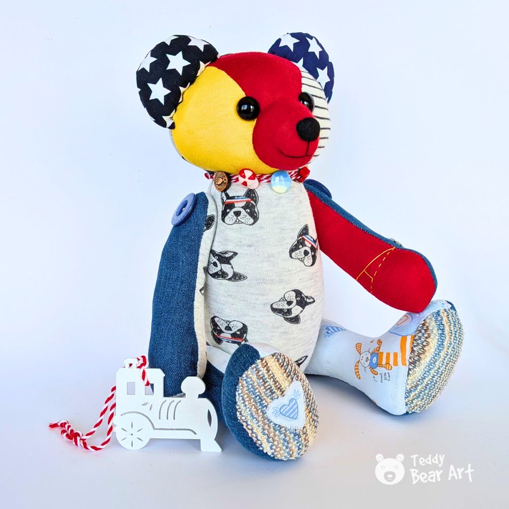 Memory Bear Sewing Pattern from Baby Clothes